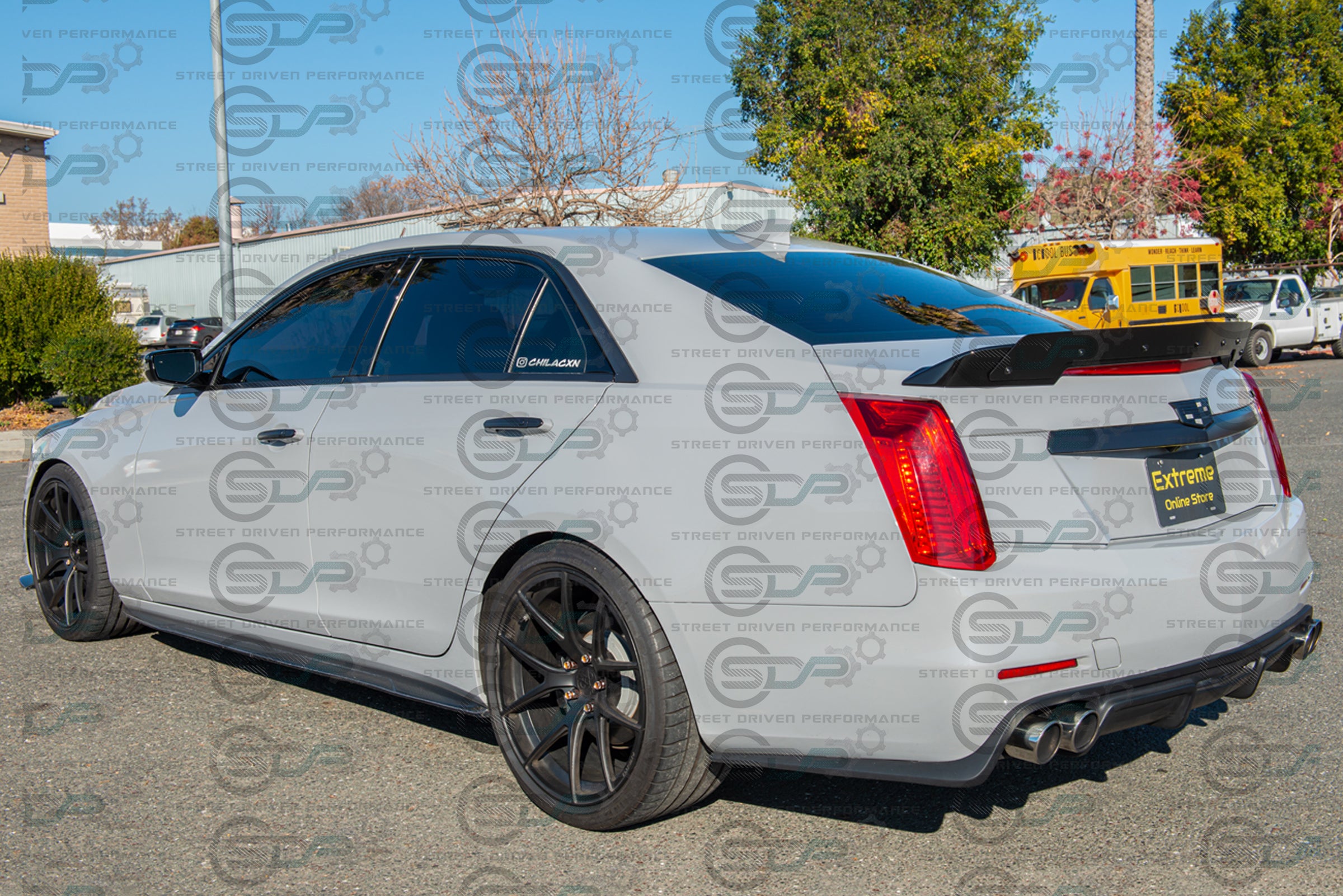 2014+ CTS - Rear Trunk Lid Spoiler Wing with Wickerbill